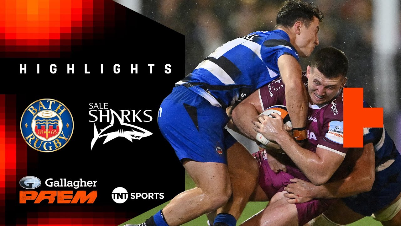 NERVY VICTORY! 😅 | Bath vs Sale Sharks | Gallagher PREM Rugby Highlights