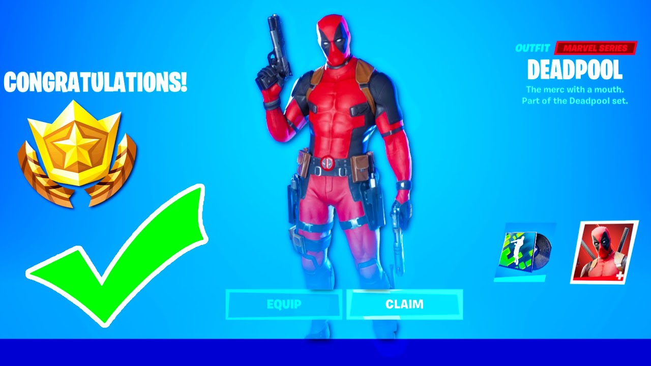 How to Unlock NEW Deadpool Skin in Fortnite *Gameplay* (Battle Royale