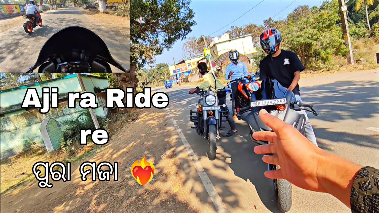 Ktm R15 Bullet Ride With Friends || Ajira ride re pura ମଜା || 🏍️❤️‍🔥 