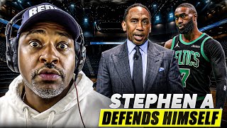 “I SAID WHAT I SAID!” Stephen A. Smith FIRES BACK at Jaylen Brown & ESPN Critics 👀