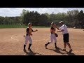 Gustavus celebrates walk-off win in 2015 MIAC Softball Playoff championship game.
