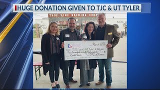 TJC, UT Tyler get donation of $290,000 for medical scholarships