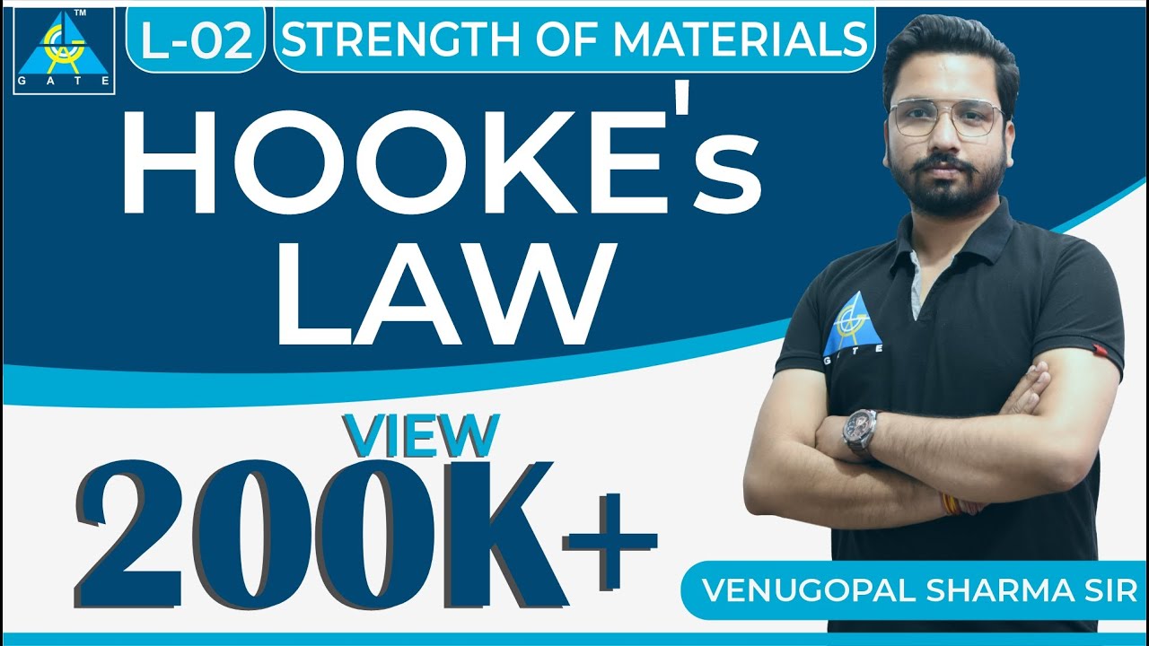 Strength of Materials | Module 1 | Hooke's law (Lecture 2)