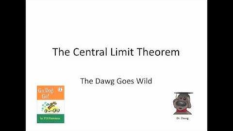 Statistics - 4 - Confidence Intervals - 4 - The Central Limit Theorem