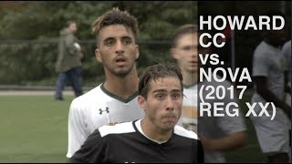 Howard CC vs Northern Virginia CC (2017 Region XX Championship, NJCAA Men's Soccer)