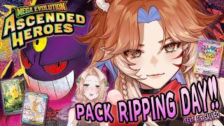 【PTCG unboxing】Happy Ascended hero drop day!!! (ft. Eir Salveo)【RioFukai｜深海璃零】