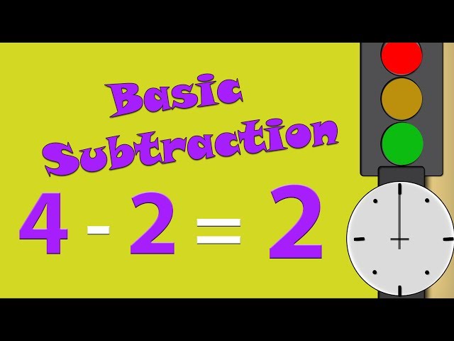 Learn Basic Subtraction For Kids | Math Lessons - Subtract Numbers | Arithmetic - Minus