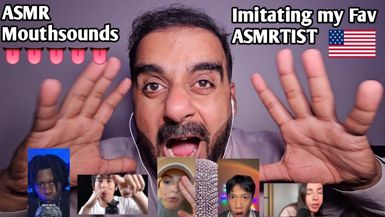 ASMR Mouthsounds 👄 - Imitating Fav ASMRTIST ( Satisfying Relaxing mouthsounds)