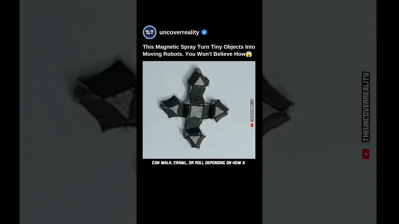 This Magnetic Spray Turn Tiny Objects Into Moving Robots. You Won't Believe How & Why 