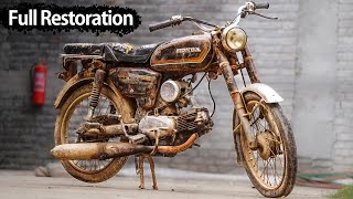 Full Restoration around 50 Years Old Abandoned Motorcycle by Live With Creativity 2,338,116 views 1 year ago 31 minutes