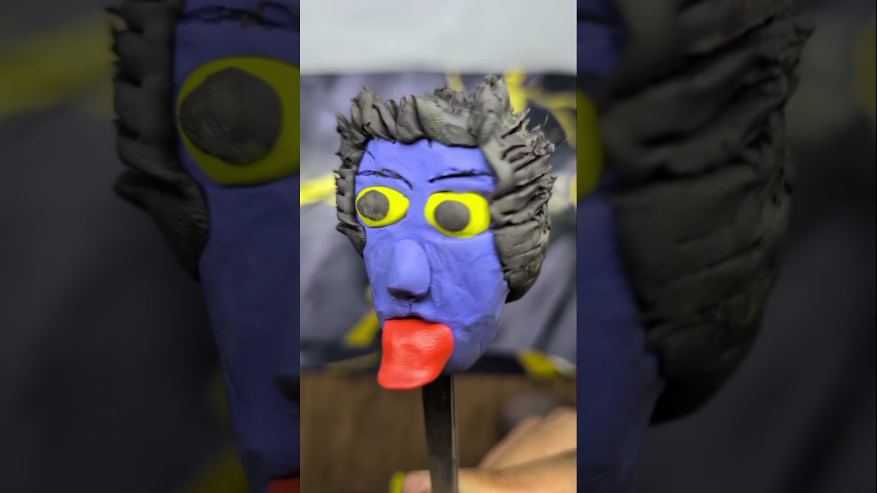 Masked Moves | Epic Face in Blue & Yellow 🔥 