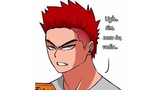 Teka Todoroki brigando com o Enji seu filho