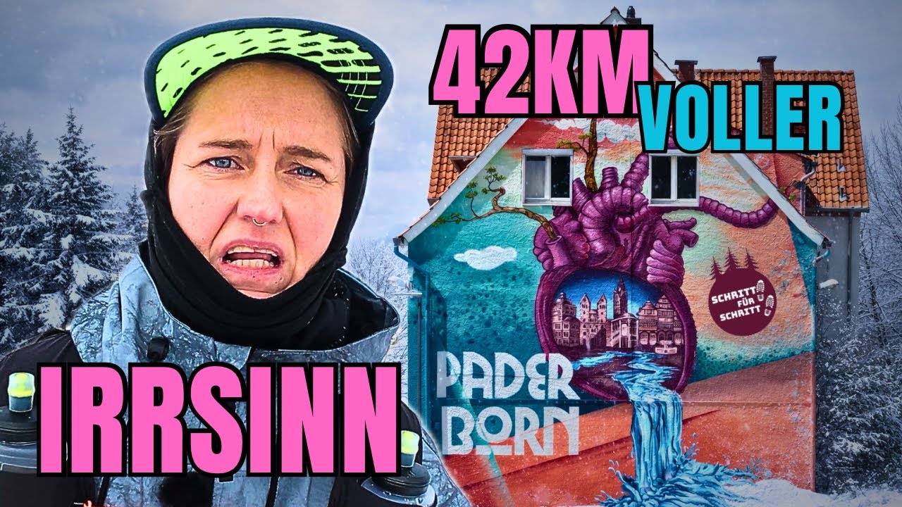 Schritt für Schritt Marsch Paderborn! 42km Schnee, Matsch & völlig von Sinnen 😵‍💫