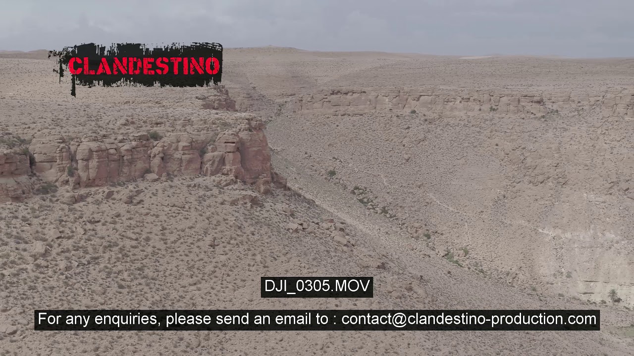 V1 0075 DJI 0305 Drone Stock Videos - Chenini - Douiret - Tunisia