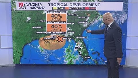 Possible tropical system could impact Gulf Coast of the United States this week