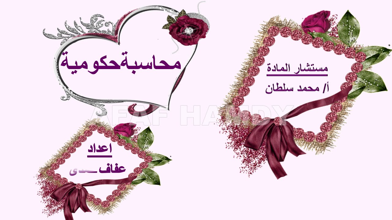 التحصيل النقدى 1 محاسبة حكومية وجدارات