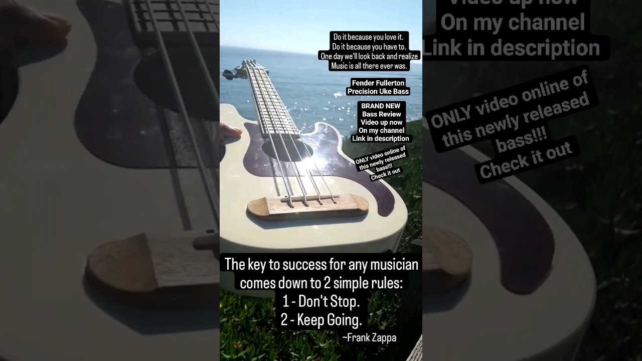 Fender Fullerton Precision Bass Uke - Unboxing & Review 