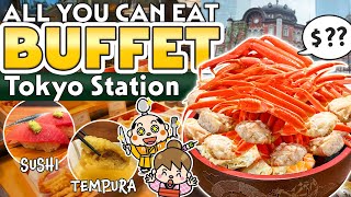 สถานีโตเกียว / All You Can Eat บุฟเฟ่ต์อาหารญี่ปุ่นและปู / Japan Travel Vlog