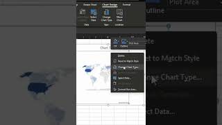 Map Chart in Excel #excel #exceltraining #exceltricks #exceltips #excelcourse #shorts #shortsfeed