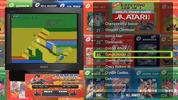 ATTRACT MODE FE ATARI 2600 128 IN 1 THANKS TO VASILIS VIDEO PART 1