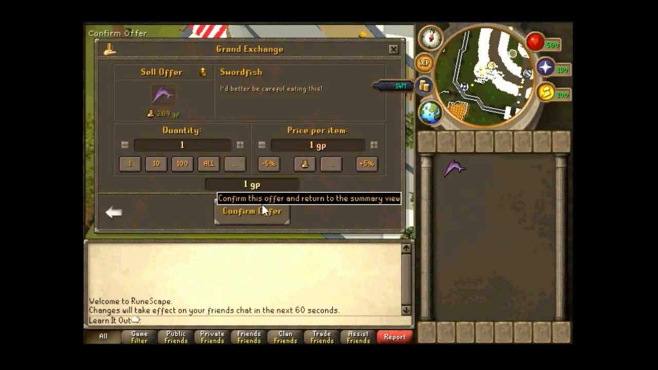 Runescape: Merching and Flipping Items