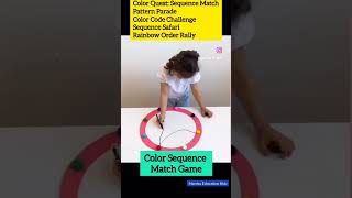 Full Color Sequence Matching #Activity #kids #children #attention #reels #shorts News