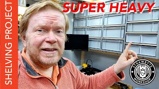 Workshop Update Vlog How Did I Hang Super Heavy Shelves On The Wall?