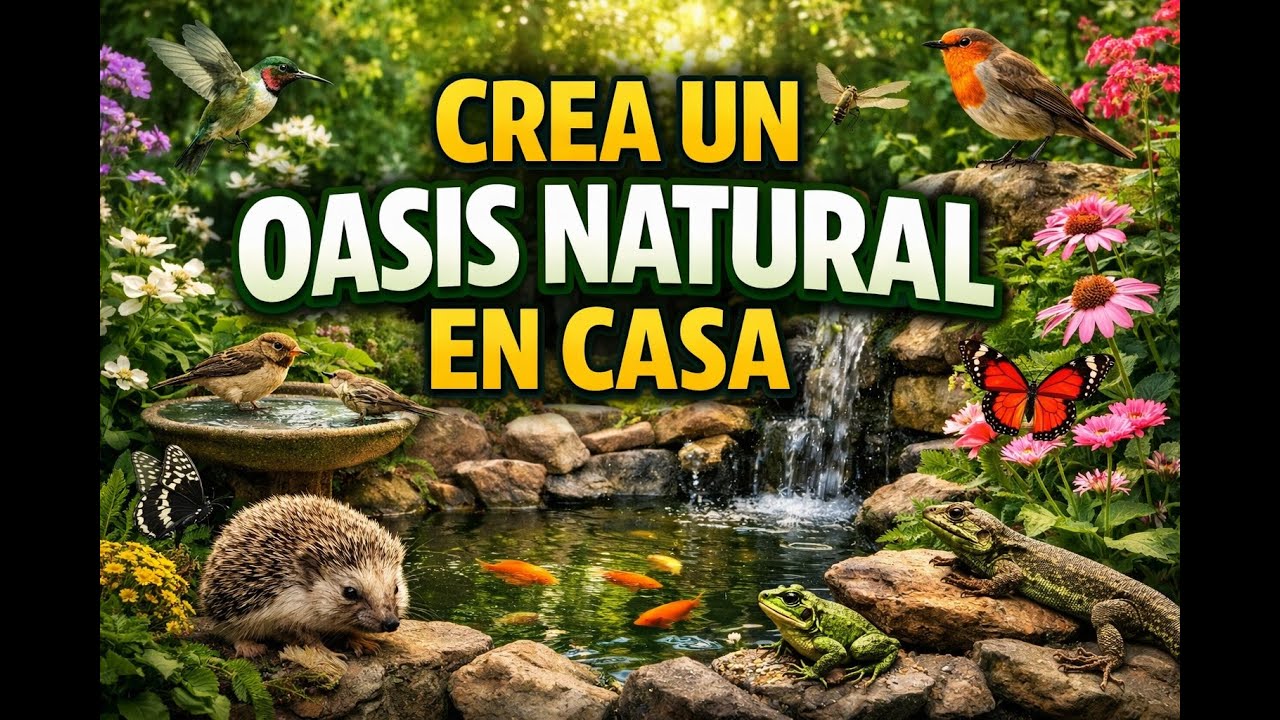 Cómo crear un oasis natural en tu jardín, terraza o balcón (sin plagas y con vida) 