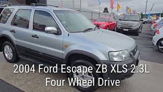 2004 Ford Escape ZB XLS Multi Point F/Inj Automatic SUV