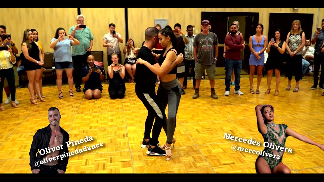 Oliver Pineda and Mercedes Olivera Demo at the Sacramento Bachata and Salsa Festival