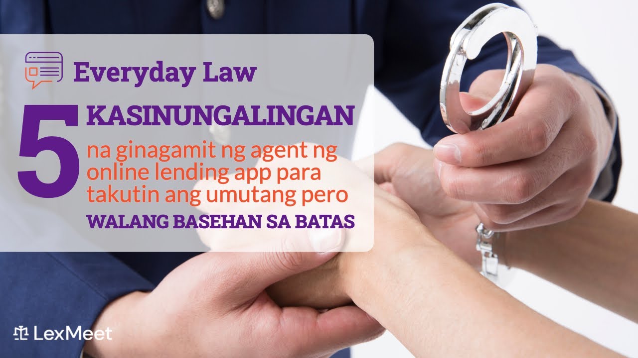 5 KASINUNGALINGAN ng agents ng online lending app na WALANG BASEHAN SA BATAS