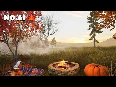 Cozy Late Autumn Vibes 🍂 Fall Morning Relaxation & Nature Sounds for Sleep