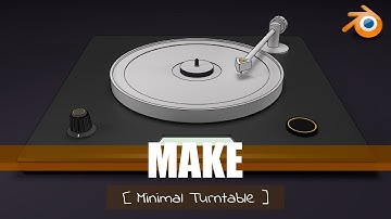Minimal Record Player Workflow/Speedmodel