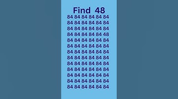 can you find 48 in 5 seconds? #wordpuzzlegame #game #mathematics #mindbendingquiz #puzzle6 5