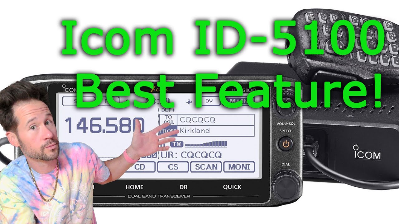 The best features of the Icom ID-5100: GPS based repeater search and scan!