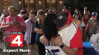 Tigers game brings emotional reunion between organ donor family, recipient inside Comerica Park