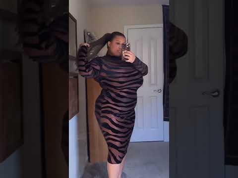 Fashion Nova Curve Try On 2021 3 Plus Size Dresses Tiktok Fashion 