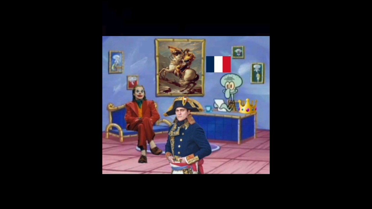 Joker vs French Emperor Napoleon on Squidward Chat #shorts #joker #spongebob