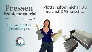 Der Grund, wieso deine Plotts nicht halten!🤯 - Tipps für deine Transferpresse💡