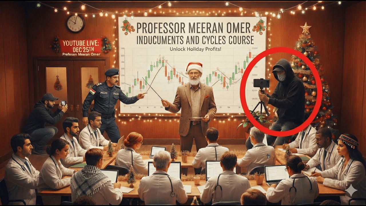 Profeeeesor Meeran Omer, Day 13 session 2 Advanced Daily Cycles explained. Forex trading, IDMs.