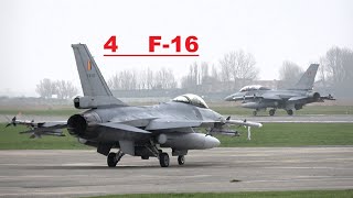 Download Lagu 4 departures  General Dynamics   F16  Belgian Air Force PART 2 , Ostend Airport MP3