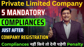 Pvt Ltd Company - Post Incorporation Compliances | ROC Compliance for Private Limited Company | Pvt