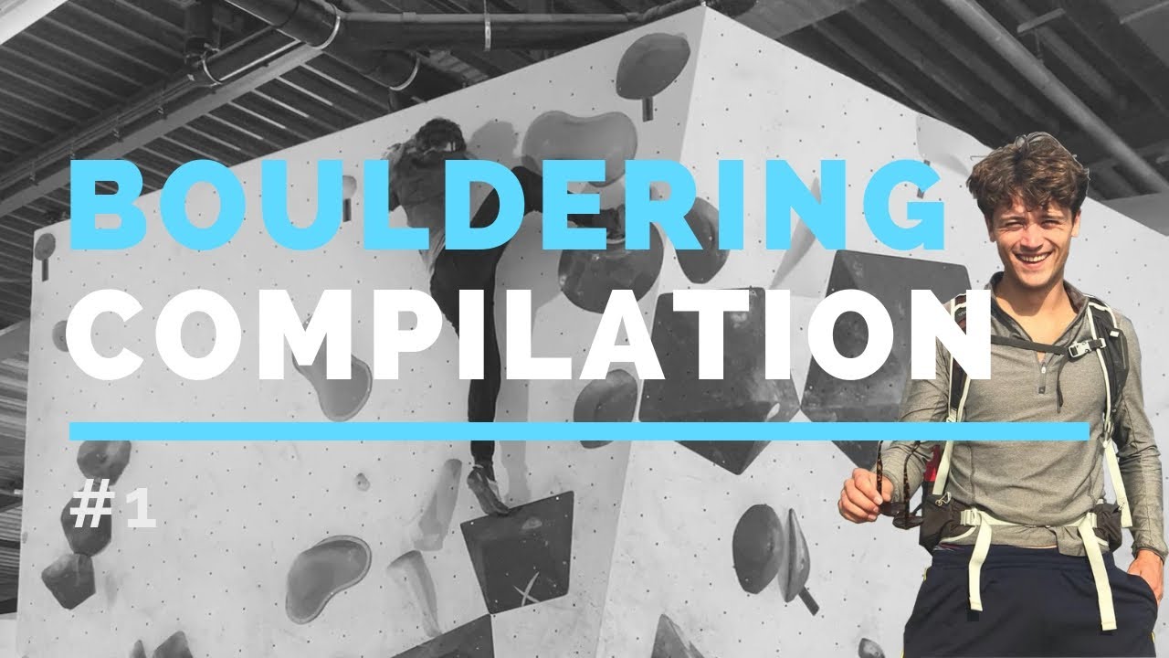 BOULDERING COMPILATION #1 - Deadpointing a 6a Boulder Problem!