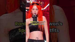 Ranking Chaewons Spaghetti Outfits