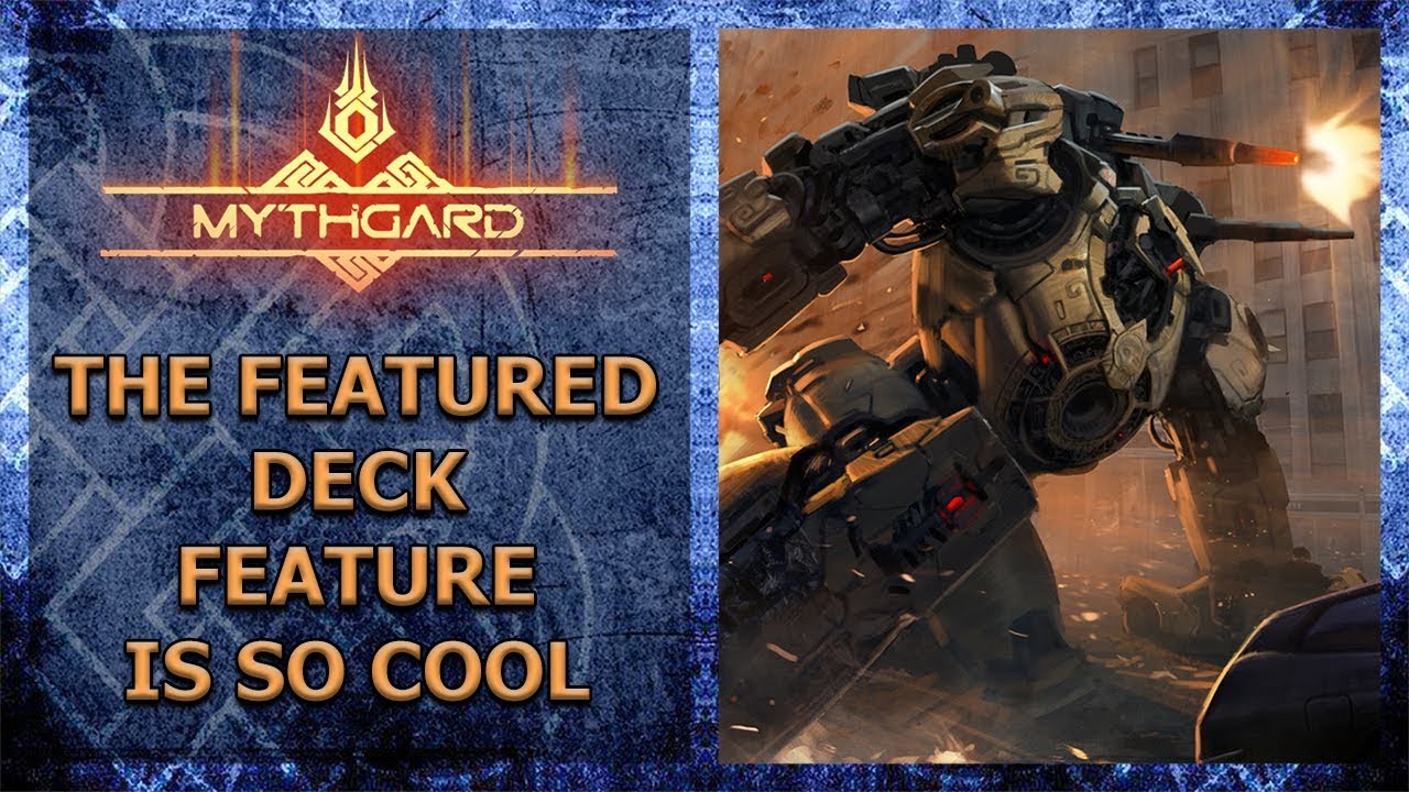 The Mythgard "Featured Deck" feature is really cool