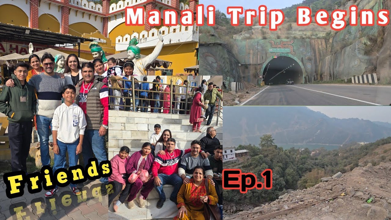 Manali Trip Begins with Childhood Friends|Mata Naina Devi Darshan Ep.1 