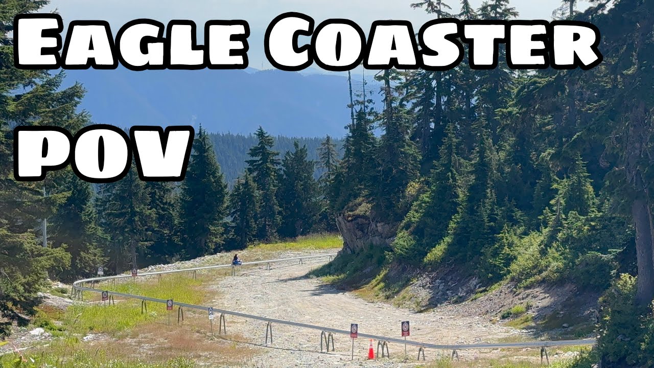 An Alpine Coaster With A QUAD DOWN? Eagle Coaster Cypress Mountain Vancouver POV (Non Copyright)