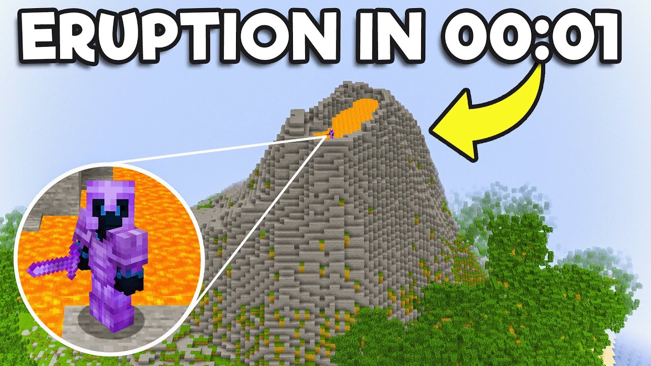 My Friends Trapped Me in A VOLCANO ERUPTION, What Happens Next Is Shocking...