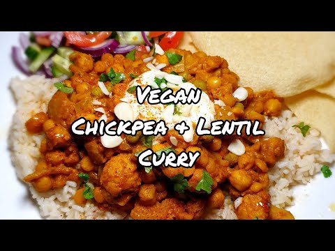 Vegan – Chickpea & Lentil Curry