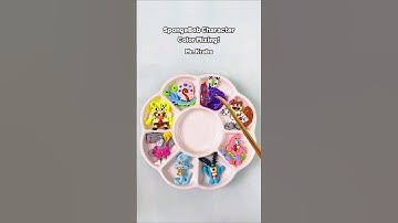Color Mixing the Entire SpongeBob Cast… Final Color Will Shock You!